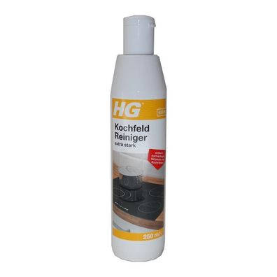 25,96€/ L) HG Kochfeld Reiniger extra stark 250ml Induktion Keramik Glas Herde