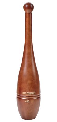 Wooden Indian Club Bell 4 kg