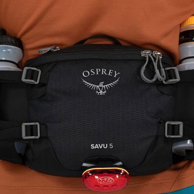 Osprey Savu 5 - Hüfttasche/ Bauchtasche mit 2 Trinkflaschenhaltern, 5 ...