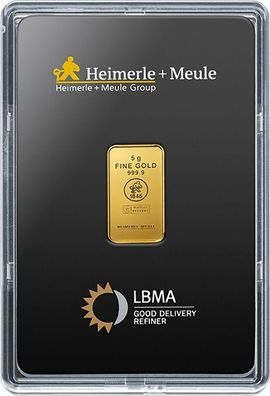 Goldbarren - Heimerle + Meule 5gr