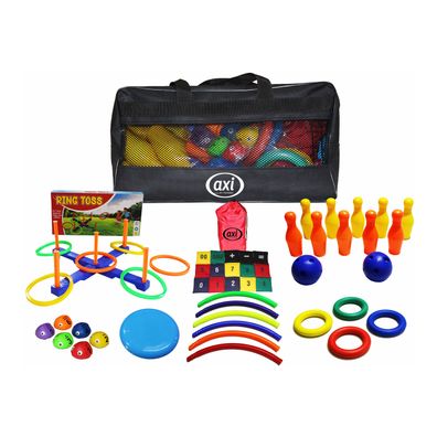 AXI Kids Activity Bag Gartenspielzeug für Kinder mit Tragetasche .