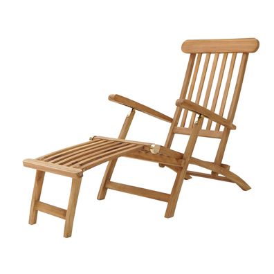 AXI Costa Liegestuhl aus Teak Holz .