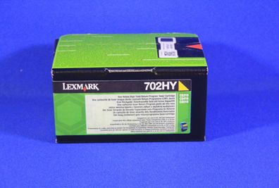 Lexmark 702HY Toner Yellow 70C2HY0 -B