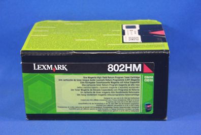 Lexmark 802HM 80C2HM0 Toner Magenta -A