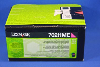 Lexmark 702HME Toner Magenta 70C2HME (entspricht 70C2HM0 ) -B