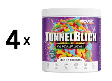 4 x ProFuel Tunnelblick (20 Serv) Sour Gummies