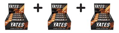 3 x Dorian Yates Nutrition YATES Whey Protein Bar (12x60g) Salted Caramel