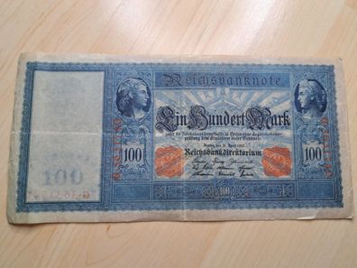 100 Reichsmark Reichsbanknote Flottenhunderter deutsches reich