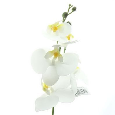 GASPER Schmetterlingsorchidee - Phalenopsis Weiß 45 cm - Kunstblumen