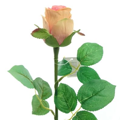 GASPER Rose Lachs 51 cm - Kunstblumen