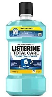 Listerine Total Care Mundspülung 600ml - Antybakterieller Mundspüllösung