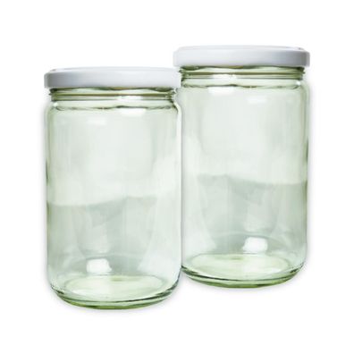 2x Joghurtgläser Ersatzgläser 0,5 Liter (passend zur Joghurtbox) Joghurt selber