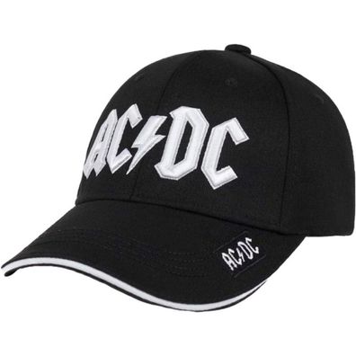 AC/ DC White Logo Basecap - Companies House ACDC Baseball Caps Kappe Snapbacks
