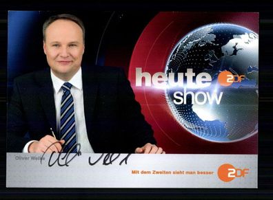 Oliver Welke ZDF Heute Show Autogrammkarte Original Signiert # BC 212739