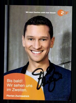 Florian Zschiedrich ZDF Autogrammkarte Original Signiert # BC 212842