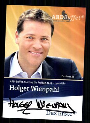 Holger Wienpahl ARD Buffet Autogrammkarte Original Signiert # BC 212848