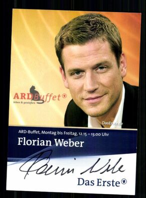 Florian Weber ARD Buffet Autogrammkarte Original Signiert # BC 212850