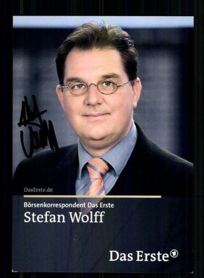 Stefan Wolff ARD Autogrammkarte Original Signiert # BC 212873