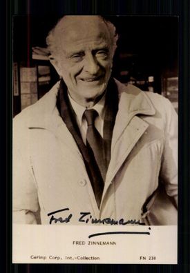 Fred Zinnemann 1907-1997 Filmregisseur USA Original Signiert # BC 212421