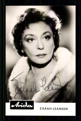 Zarah Leander 1907-1981 Schwedische Schauspielerin Original Signiert # BC 212520