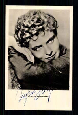 Ingrid Bergmann 1915-1982 Schwedische Schauspielerin KUB Karte # BC 212525