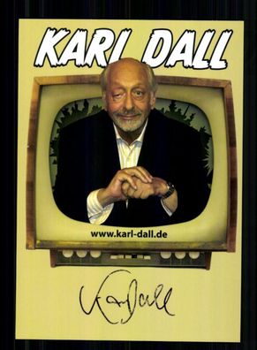 Karl Dall Autogrammkarte Original Signiert # BC 212553