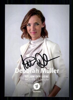 Deborah Müller Sturm der Liebe Autogrammkarte Original Signiert # BC 212747