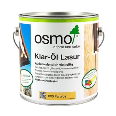 OSMO Klar-Öl Lasur farblos - Gebinde: 0,75L