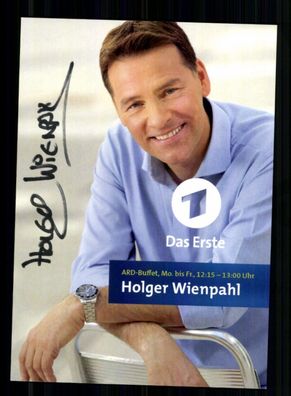 Holger Wienpahl ARD Buffet Autogrammkarte Original Signiert # BC 212847