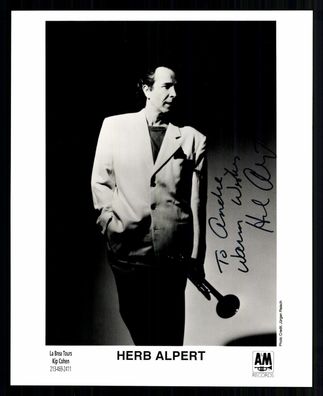 Herb Alpert Amerikanischer Musiker Foto Original Signiert # G 40331