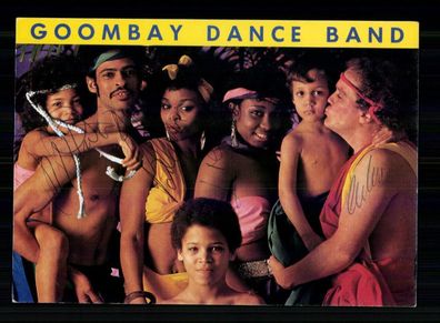 Goombay Dance Band Autogrammkarte Original Signiert # BC 212935