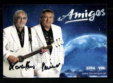 Amigos Autogrammkarte Original Signiert # BC 212986