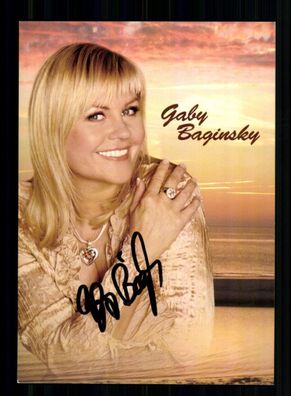 Gaby Baginsky Autogrammkarte Original Signiert # BC 213042