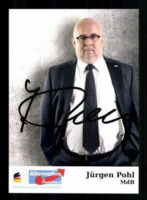 Jürgen Pohl AFD Politiker Original Signiert # BC 211798