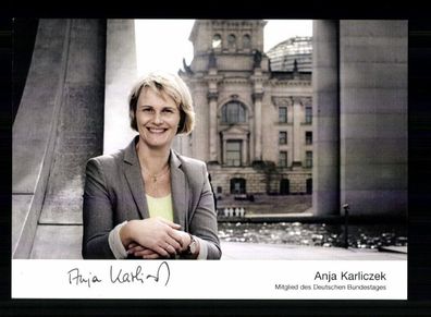 Anja Karliczek Bundesministerin für Bildung und Forschung Signiert # BC 211880