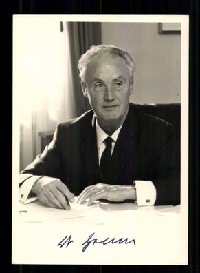 Johann Baptist Gradl 1904-1988 CDU Bundesminister Original Signiert # BC 212029
