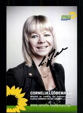 Cornelia Lüddemann Bündnis 90 Original Signiert # BC 212140
