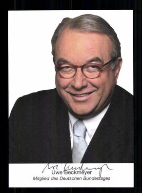 Uwe Beckmeyer Autogrammkarte Original Signiert # BC 212189