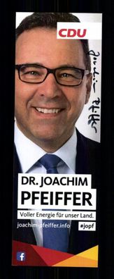 Joachim Pfeiffer Autogrammkarte Original Signiert # BC 212350