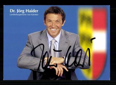 Jörg Haider 1950-2008 FPÖ Österreich Original Signiert # BC 211879