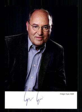 Gregor Gysi Vorsitzender PDS Linkspartei Original Signiert #BC 211904