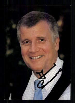 Horst Seehofer Ministerpräsident Bayern 2008-2018 Original Signiert # BC 211955