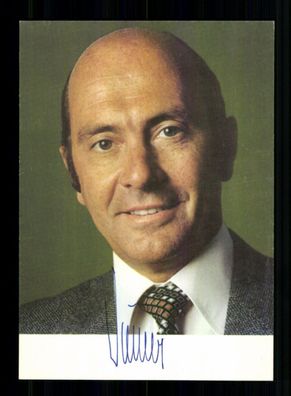 Manfred Wörner 1934-94 Nato Generalsekretär 1988-94 Original Signiert #BC 211975