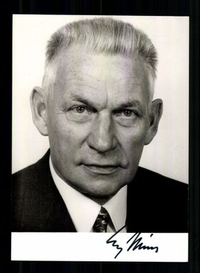 Alex Möller 1903-1985 SPD Bundesfinanzminister Original Signiert # BC 212001