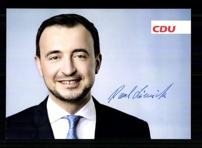 Paul Ziemiak Bundesvorsitzender der Jungen Union Original Signiert # BC 212044