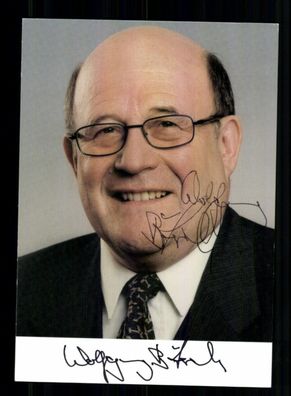Wolfgang Bötsch Autogrammkarte Original Signiert # BC 212087