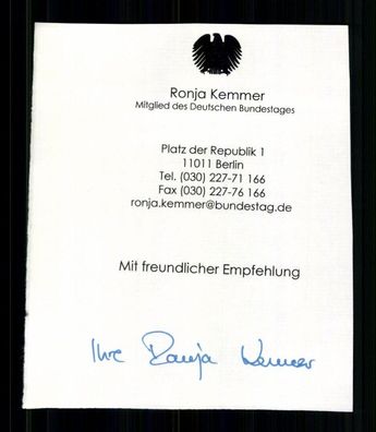 Ronja Kemmer Original Signiert # BC 212368