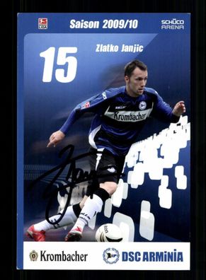 Zlatko Janjic Autogrammkarte Arminia Bielefeld 2009-10 Original Signiert