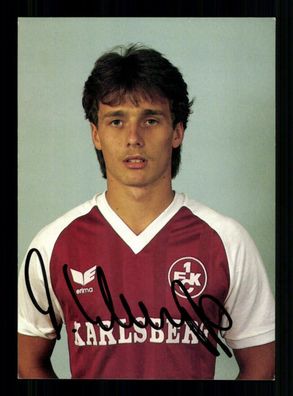 Markus Schupp Autogrammkarte 1 FC Kaiserslautern 1985-86 Original Signiert