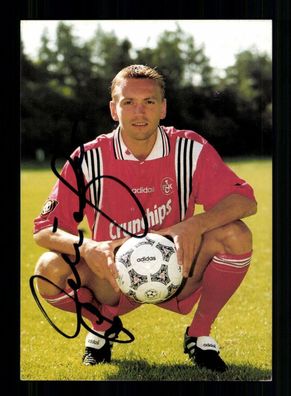 Oliver Schäfer Autogrammkarte 1 FC Kaiserslautern 1996-97 Original Signiert